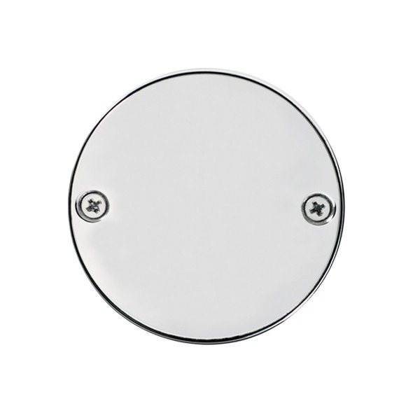 REJILLA CIEGA REDONDA CROMADA DE 2" REF. 08RJ01 MARCA FP