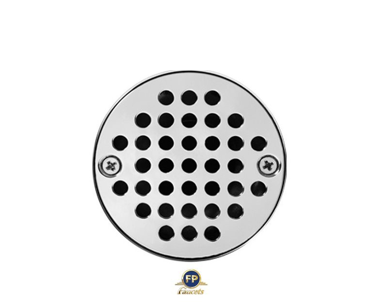 REJILLA REDONDA PERFORADA CROMADA DE 2" REF. 08RJ03 MARCA FP