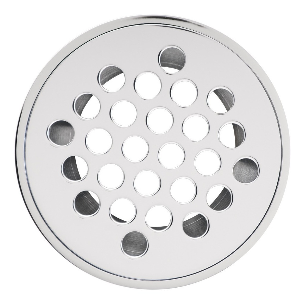 REJILLA REDONDA COMPACTA PERFORADA CROMADA DE 2" REF. 08RJ09 MARCA FP