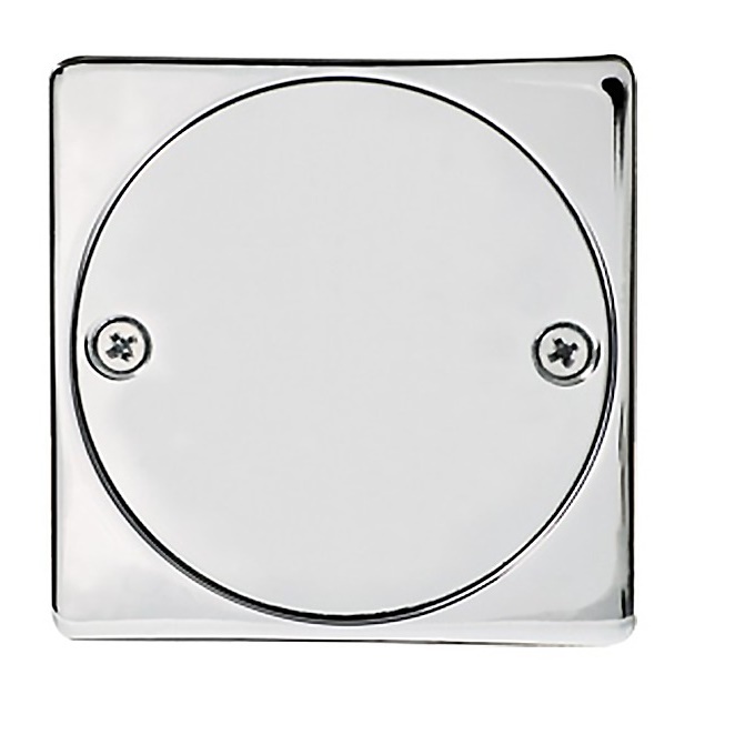 REJILLA CUADRADA CIEGA CROMADA DE 2" REF. 08RJ11 MARCA FP