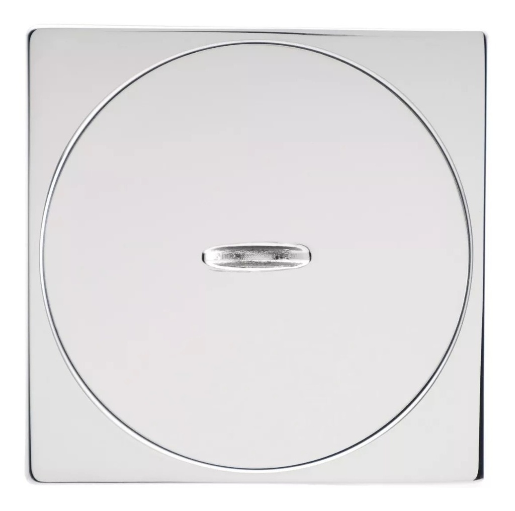 REJILLA CUADRADA COMPACTA CIEGA CROMADA DE 2" REF. 08RJ14 MARCA FP
