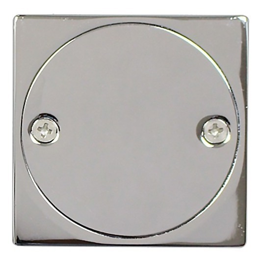 REJILLA CIEGA CUADRADA CROMADA DE 15 CM X 15 CM X 3" REF. 08RJ25 MARCA FP