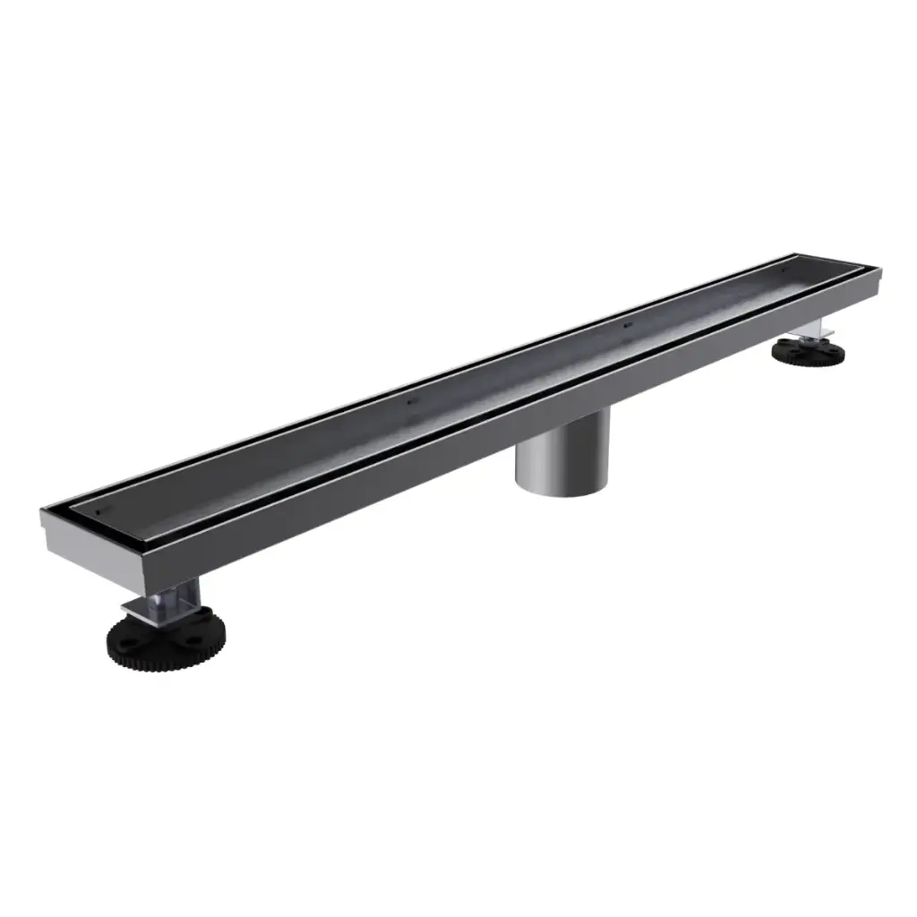 REJILLA RECTANGULAR / DESAGUE LINEAL 60 CM SERIE UNSEEN ACERO INOX GRIS MATE MARCA NOVA