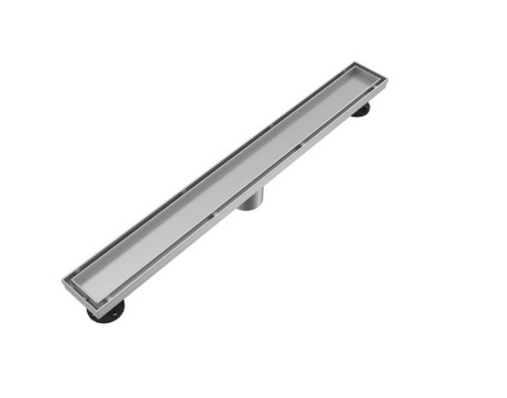 REJILLA RECTANGULAR / DESAGUE LINEAL 60 CM SERIE UNSEEN ACERO INOX GRIS MATE MARCA NOVA