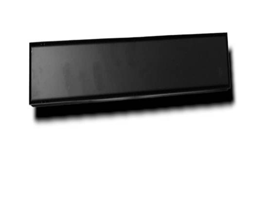 REJILLA RECTANGULAR 10 CM X 60 CM ACERO COLOR NEGRO REF. KD-T20060-MB MARCA OMEGA