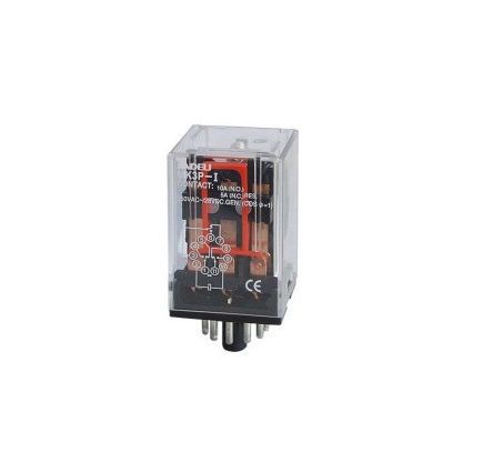 RELE 8 PINES DE AC 120 V 10 A CON LUZ PILOTO MOD. MK2PN-I-120V REF. CON07113 MARCA ANDELI