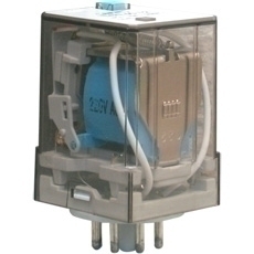 RELE 8 PINES DE 110 VAC ( CORRIENTE ALTERNA ) 10 AMP 250 V REF. 47700 MARCA EBCHQ