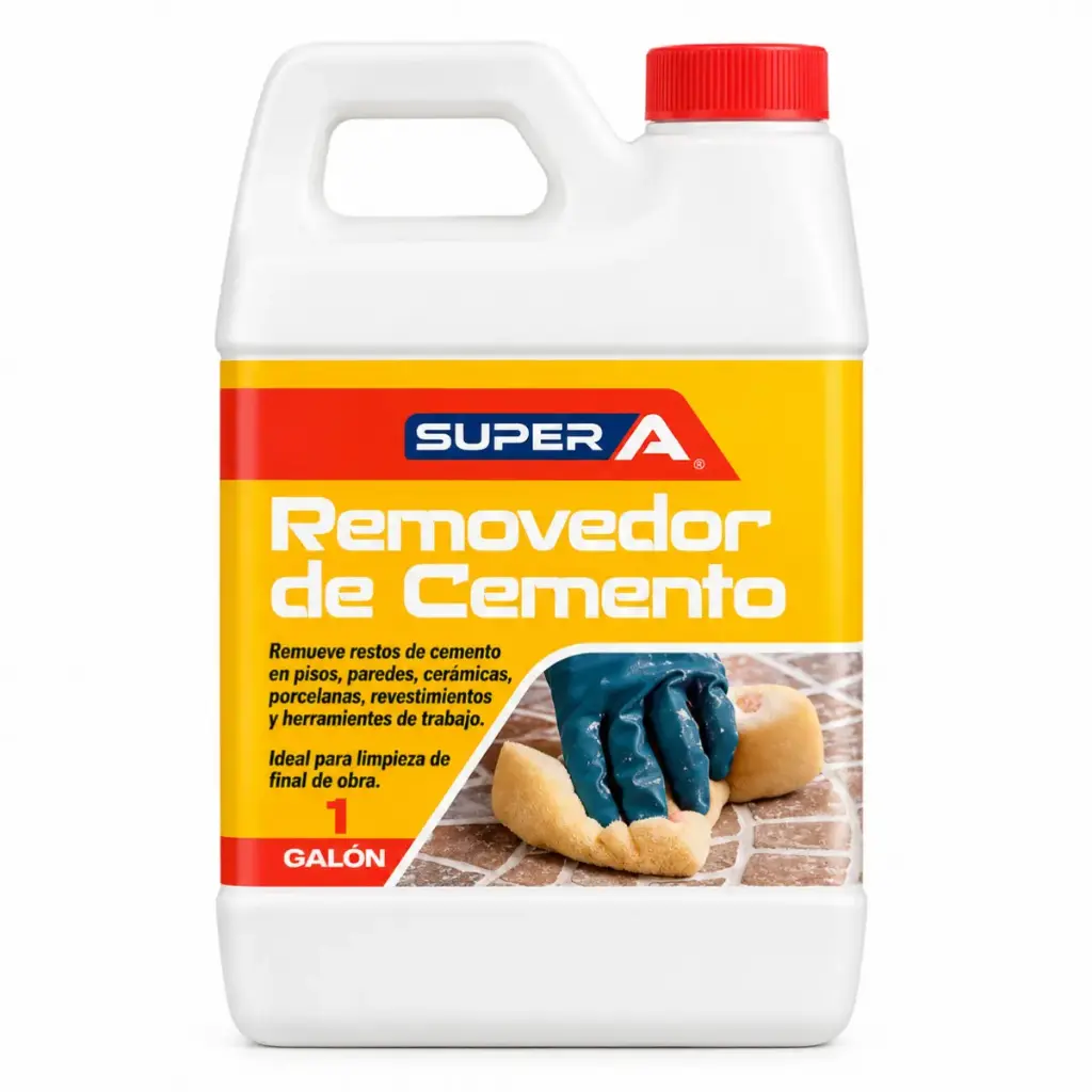 REMOVEDOR DE CEMENTO 1 LITRO REF. 00500100502999 COD. 001076 MARCA SUPER A