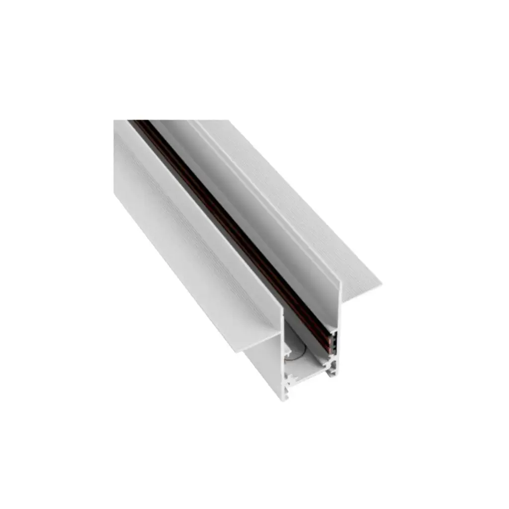 RIEL / CARRIL TRACK LIGHT P/ EMPOTRAR 48 V 2 MTS COLOR BLANCO REF. AI-MG48R-2M-WH MARCA ARTIG LIGHT