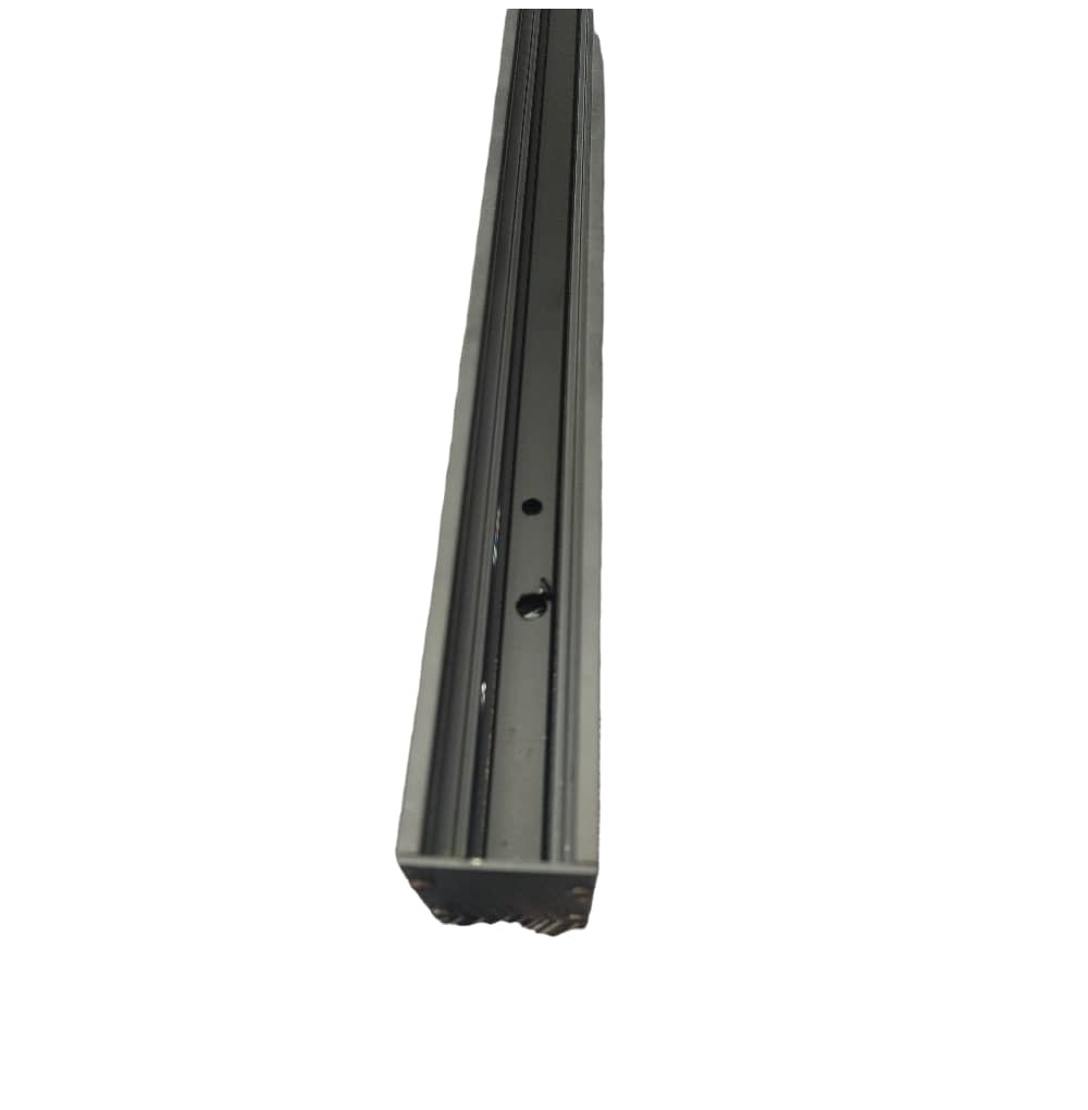 RIEL CARRIL TRACK LIGHT 110V SUPERF. 1 MT x 2.50CM x 5CM EN ALUM. C/NEGRO REF.LUM-289 MARCA LUMIND