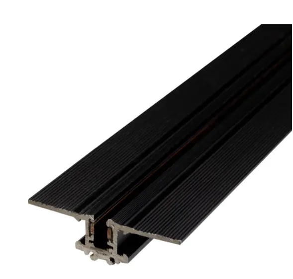 RIEL MAGNETICO ULTRADELGADO PARA EMPOTRAR DE 2 MTS 24 VDC 7 X 1.5CM COLOR NEGRO MARCA LUMIND