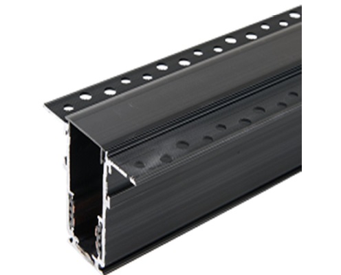 RIEL TRACK LIGHT MAGNETICO EMPOTRAR 2 MT X 6.50CM X 4.7CM NEGRO 48 V REF. LUM-693 MARCA LUMIND