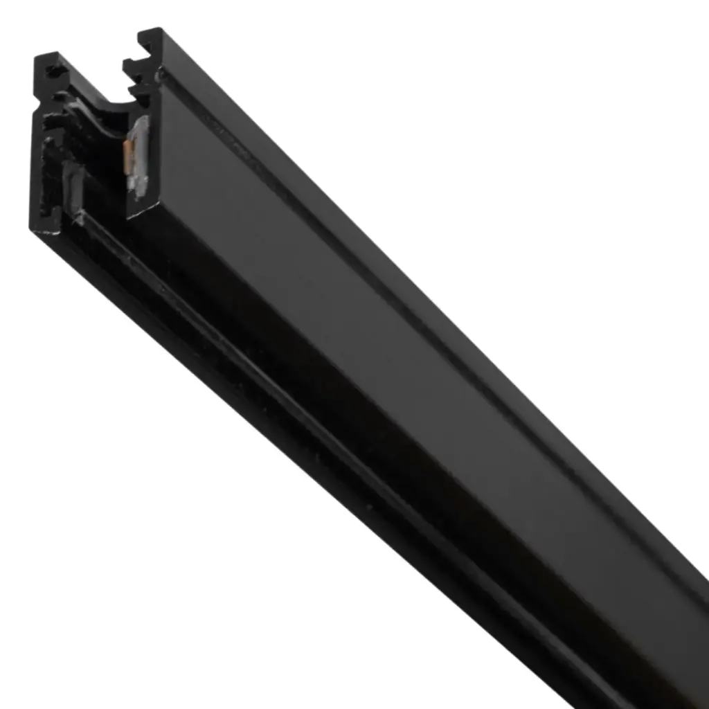 RIEL MAGNETICO ULTRADELGADO SUPERFICIAL DE 2 MTS 24 VDC 1.1X 1.5CM COLOR NEGRO MARCA LUMIND