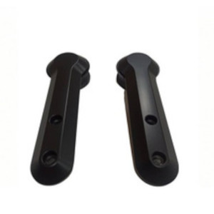 RIEL SISTEMA DESLIZANTE EVO 2 MTS COLOR NEGRO PARA PUERTAS REF. 1EVO0001 MARCA ROMETAL