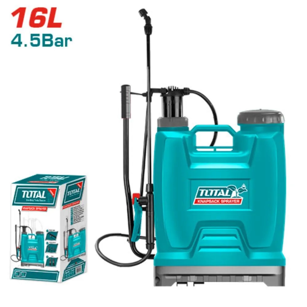 ROCIADOR / ASPERJADORA / FUMIGADORA DE PRESION DE 16 LTS REF. THSPP41602 MARCA TOTAL TOOLS