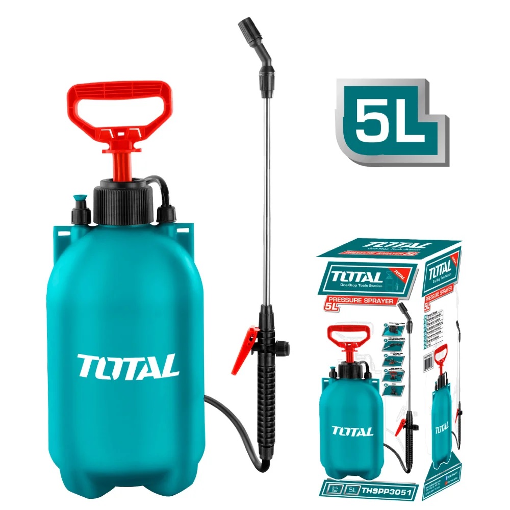 ROCIADOR / ASPERJADORA / FUMIGADORA DE PRESION DE 5 LTS REF. THSSP30502 MARCA TOTAL TOOLS