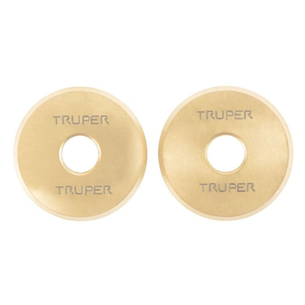 RODEL / CUCHILLA DE TITANIO 22 MM P/ CORTADORA DE AZULEJOS 2 PZAS REF. 12936 MARCA TRUPER