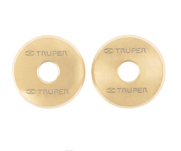 RODEL / CUCHILLA DE TITANIO 22 MM P/ CORTADORA DE AZULEJOS 2 PZAS REF. 12936 MARCA TRUPER