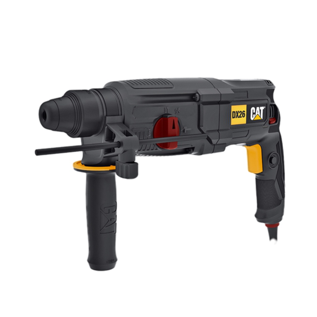 ROTOMARTILLO SDS PLUS 800 W 100 -127 V 26 MM REVERSIBLE V VARIABLE CON MALETIN REF. DX26U MARCA CAT