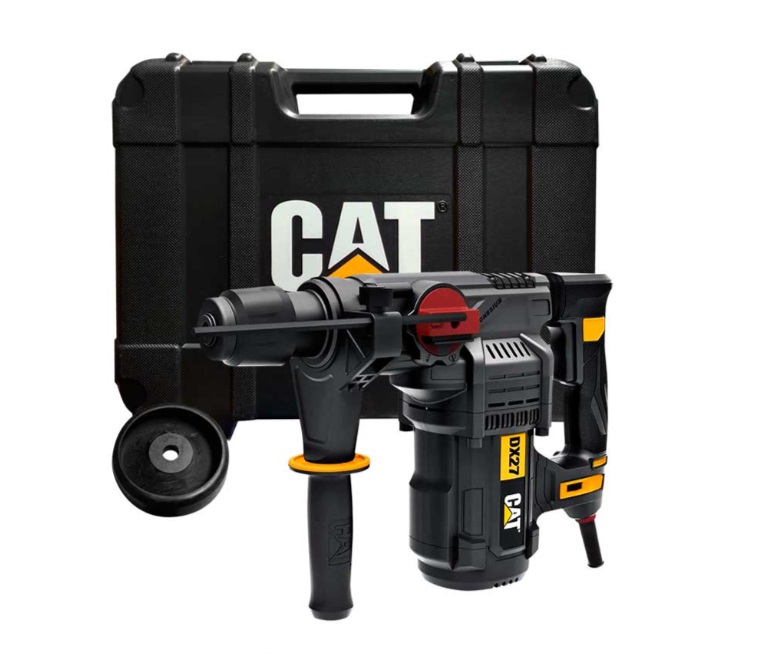 ROTOMARTILLO SDS PLUS 1500W 100-127V 32MM-1 1/4" REVERSIBLE V/VARIABLE C/MALETIN REF.DX27U MARCA CAT