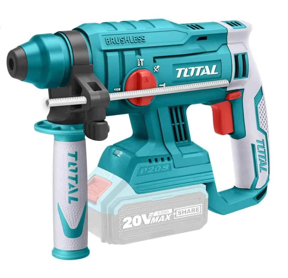 ROTOMARTILLO INALAMBRICO 20 V NO INCLUYE BATERIA NI CARGADOR REF. TRHLI2201 MARCA TOTAL TOOLS
