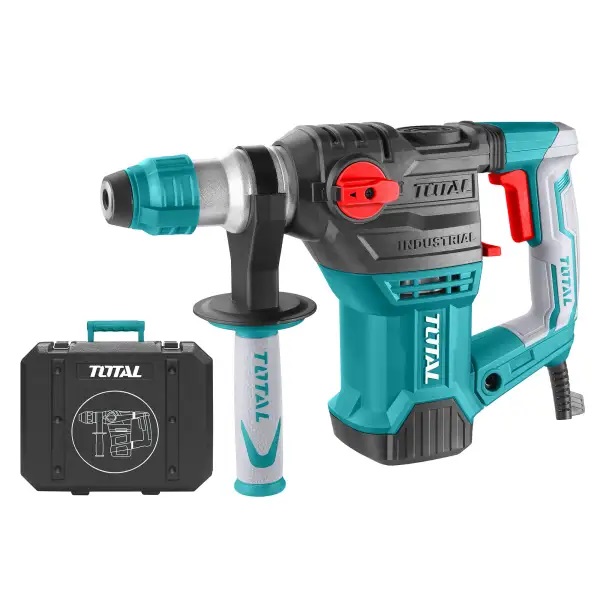 ROTOMARTILLO INDUSTRIAL SDS PLUS 1500W 4400 BPM 5.5J 110-120V 50-60HZ REF. UTH1153226 TOTAL TOOLS