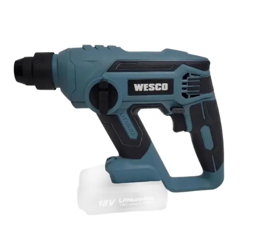 ROTOMARTILLO / TALAD. INALAMB. SDS PLUS 18 V 850 RPM 4800 IPM REF. WS2990.9 MARCA WESCO