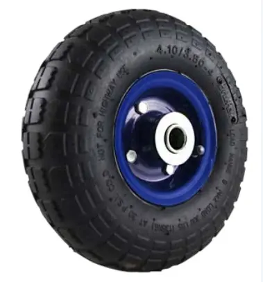 RUEDA NEUMATICA PARA CARRETILLA DE 10" CON ROLINERA (UNIDAD) REF. 100105 MARCA BRUFER