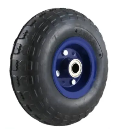 RUEDA MACIZA PARA CARRETILLA DE 10" CON ROLINERA (UNIDAD) REF. 100106 MARCA BRUFER