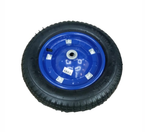 RUEDA NEUMATICA PARA CARRETILLA DE 13" CON ROLINERA (UNIDAD) REF. 500104 MARCA BRUFER