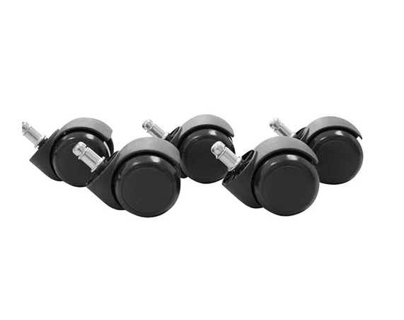 RUEDA PARA SILLA DE OFICINAS REF. R-005 / PE-LD MARCA GENERICO