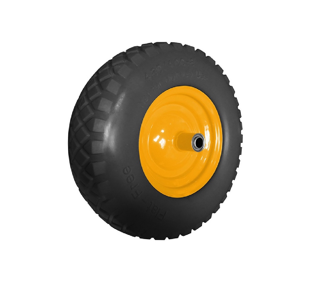 RUEDA MACIZA DE ESPUMA CON RODAMIENTO DE BOLA TAMAÑO 16" x 4" REF: 62636 MARCA TOSLEN