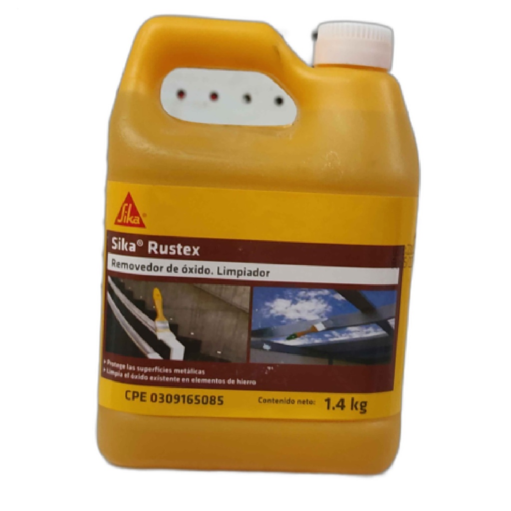 SIKA RUSTEX REMOVEDOR DE OXIDO LIMPIADOR 1 LITRO 1.4 KGS REF. 598522 MARCA SIKA