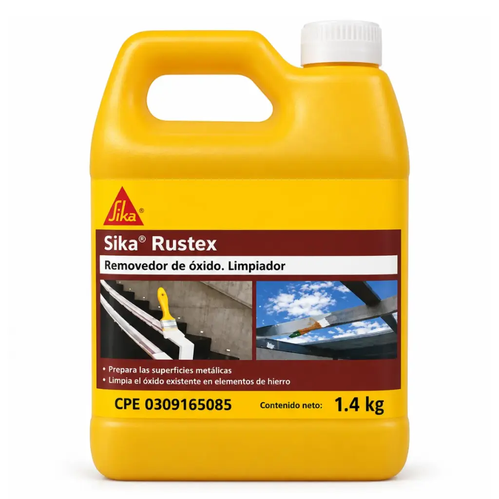 SIKA RUSTEX REMOVEDOR DE OXIDO LIMPIADOR 1 LITRO 1.4 KGS REF. 598522 MARCA SIKA