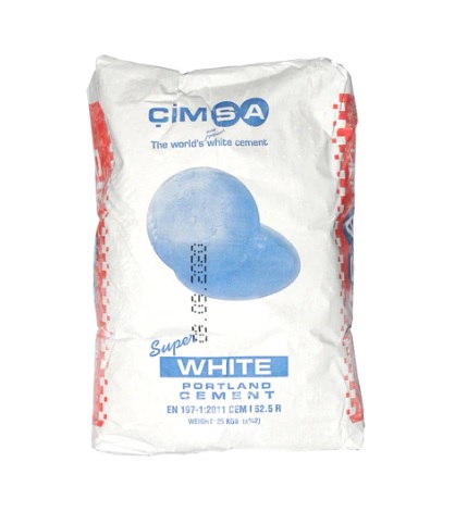 SACO DE CEMENTO BLANCO "IMPORTADO" SACO 25 KG REF. 9060400 MARCA CIMSA