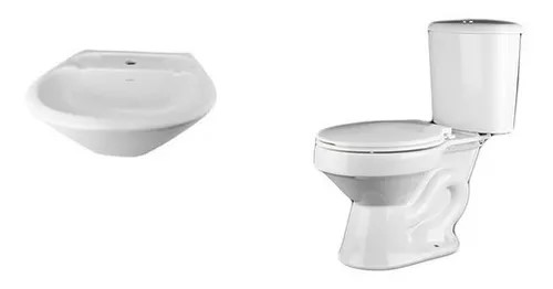 SALA DE BAÑO CORONET / ROTONDO / LAVAMANOS SHELBY SIN PEDESTAL COLOR BONE VENCERAMICA