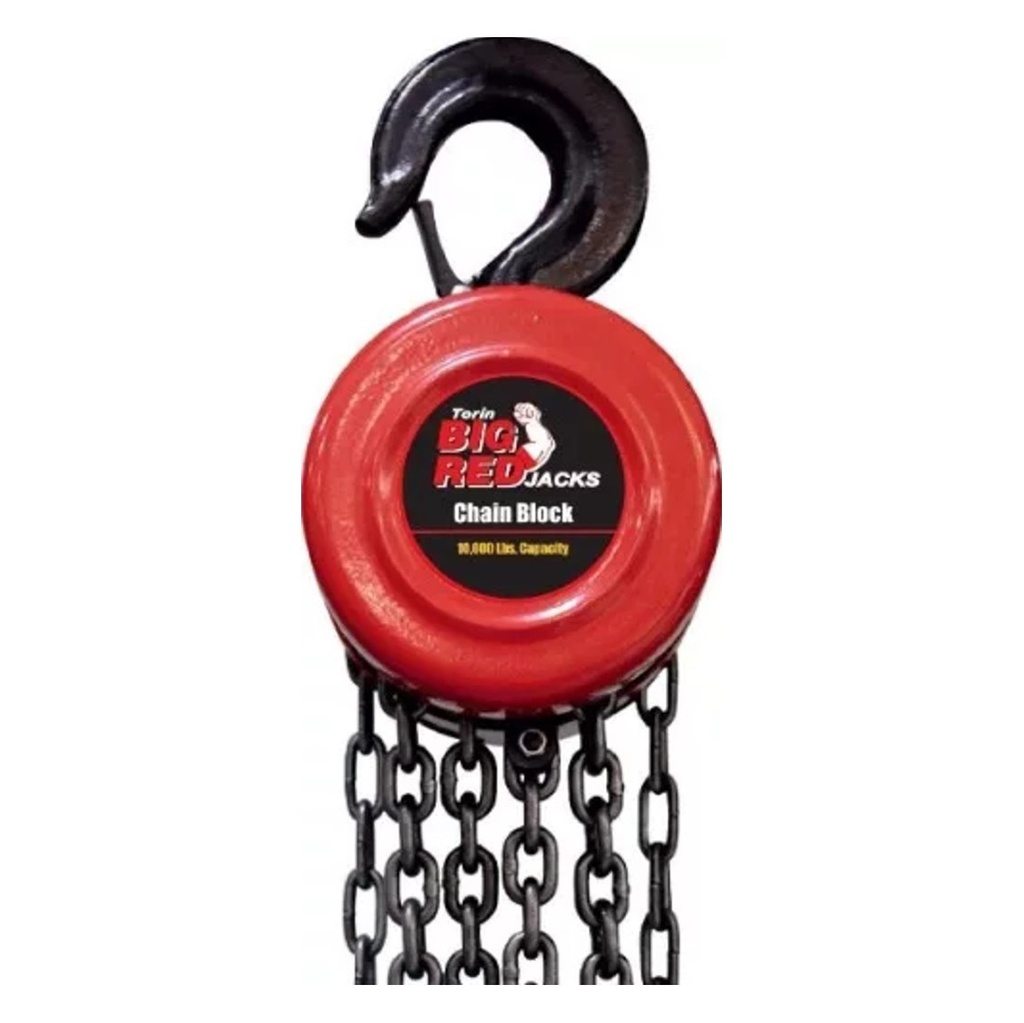 SEÑORITA CON CADENA CAPACIDAD 5 TON X 3 MTS MOD. CH5 REF. SEÑ-701 MARCA TORIN BIG RED