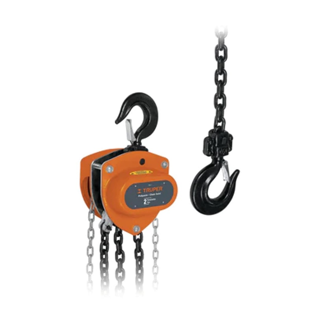 SEÑORITA CON CADENA CAP. 2 TON MOD. POL-2 REF. 16826 MARCA TRUPER