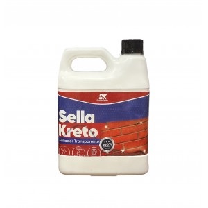 SELLA KRETO SELLADOR TRANSPARENTE DE PISOS Y FACHADAS 1 LTR SUPER KRETO