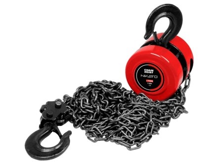 SEÑORITA DE CADENA 1 TON 3MTS REF. NIK-CH1001 / 126488 MARCA NIKATTO