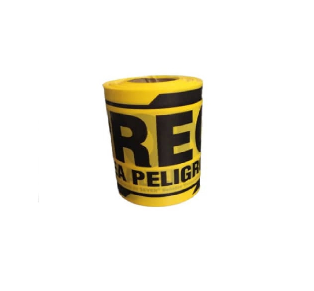 CINTA DE SEGURIDAD PRECAUCION MANTENGASE ALEJADO 50 MTS REF. PE-32 MARCA SEVEN
