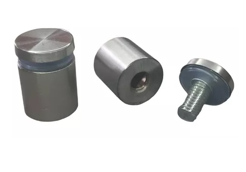 SEPARADOR / PISA VIDRIO DE ALUMINIO NATURAL DE 25 MM X 25 MM ( UNIDAD ) MARCA GENERICO