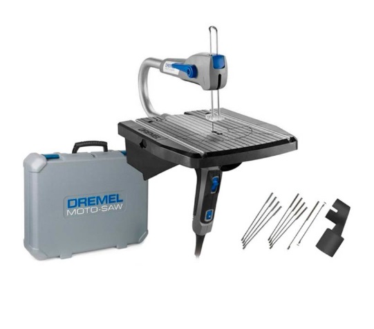 SIERRA CALADORA DREMEL 70W 2.250 RPM P/MADERA -PVC MOTO-SAW + 10 ACC. REF.036270 / F013MS20AA DREMEL