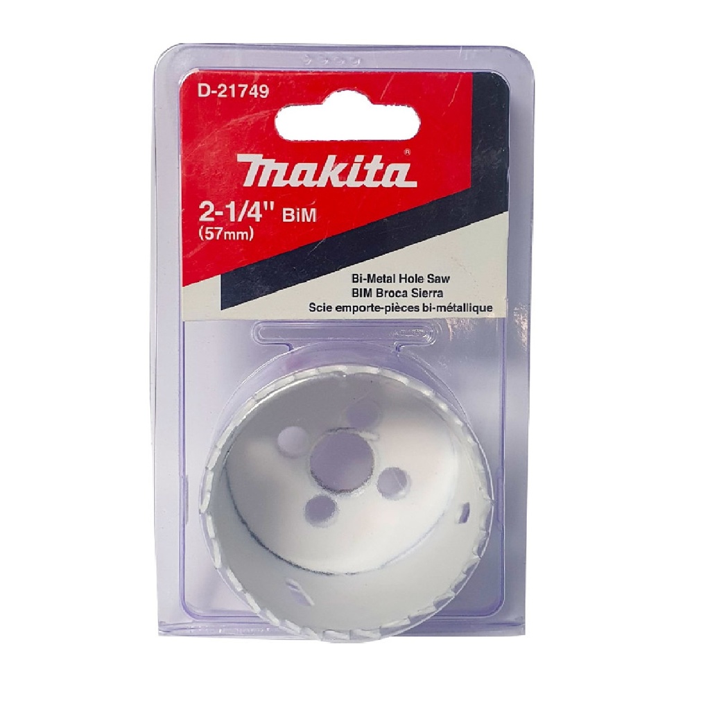 SIERRA COPA BIMETALICA 2 1/4" 57 MM REF. D-21749 / 00004448 / 290074 MARCA MAKITA
