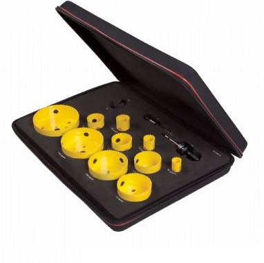 JUEGO DE SIERRA COPA 14 PZAS ELECTRICISTA EXTRA COBALTO P/MADERA-METAL REF KFC10041-S MARCA STARRETT
