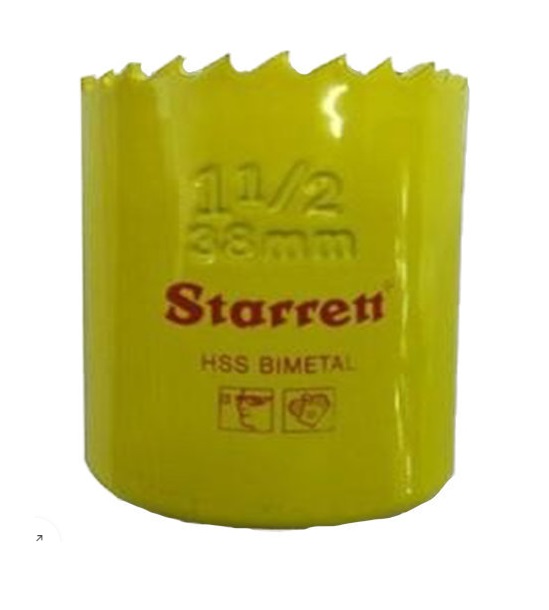 SIERRA COPA HSS / BIMETAL 38 MM (1 1/2") P/CONSTANTE - C/PROFUNDO REF. 208873 / C-680 MARCA STARRETT