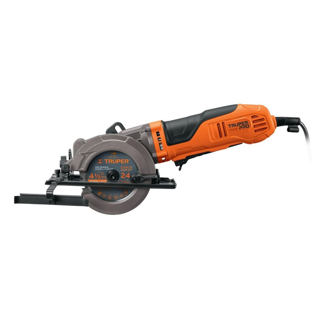 SIERRA CIRCULAR PROF. COMPAC 4-1/2 750 W 5000RPM MOD. SICI-4-1/2A REF. K0123 / 100123 MARCA TRUPER