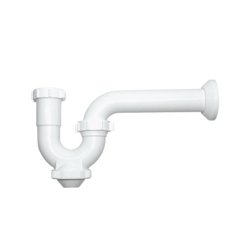 SIFON / COLECTOR PARA LAVAMANOS Y FREGADERO PLASTICO BLANCA C/REGISTRO REF. P-B9000 MARCA COFLEX
