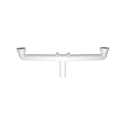 SIFON / COLECTOR DOBLE P/FREGADERO CON ROSCA REF. P-B9005 MARCA COFLEX