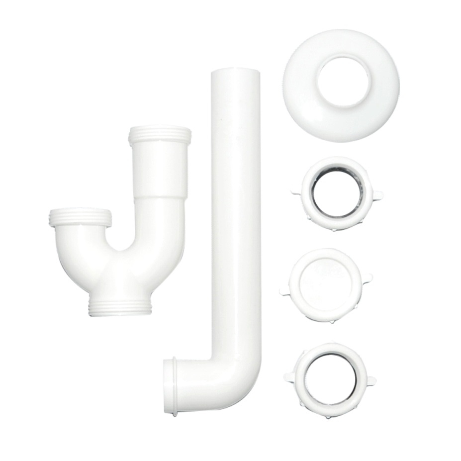 SIFON PLASTICO PARA LAVAMANOS DE 1 1/4" COLOR GRIS REF. 904 COD. 009052 MARCA PRO-LIFE